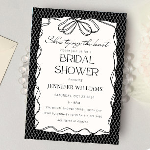 Convite Preta Ela é Casando de renda