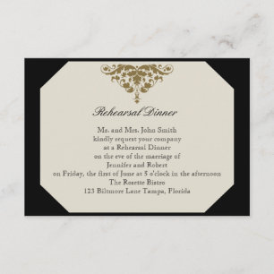 Convite Preto de marfim e ensaio do casamento tema damasco