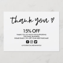 Preto e Branco Obrigado Inserção de Mídia do Coraç