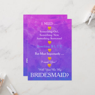 Convite Preto e Dourado com Coração Você Será Minha Dama d