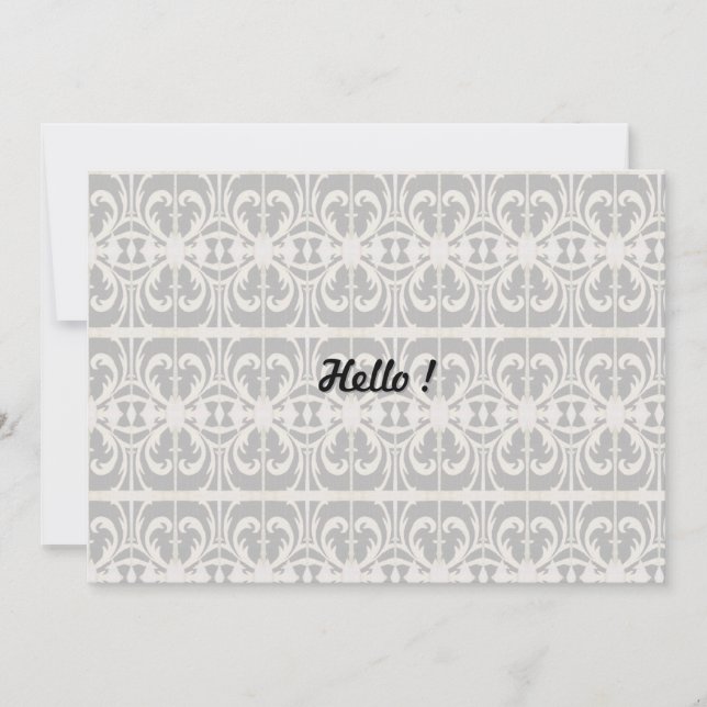 Convite Preto Elegante e Branco (Frente)