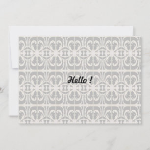 Convite Preto Elegante e Branco