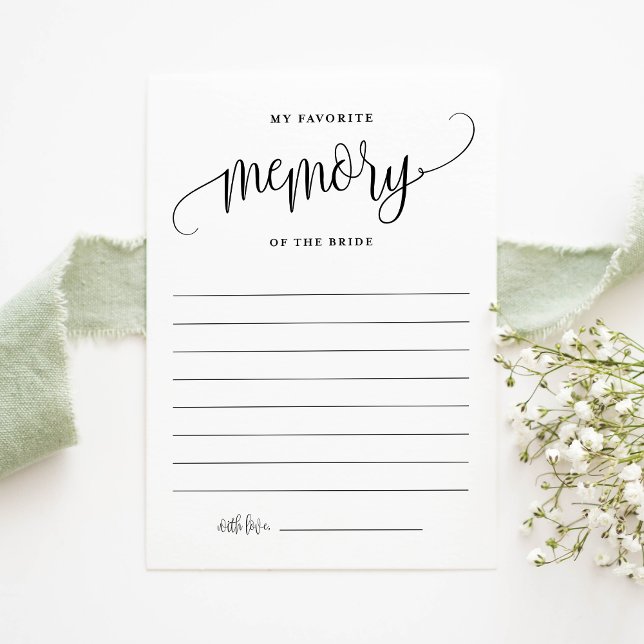 Convite Preto - Minha memória favorita da placa noiva (Criador carregado)