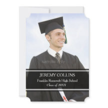 Preto Personalizado para Graduação de Fotos