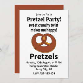 Convite Pretzel Doce Gelada Faz-me Feliz Pretzel