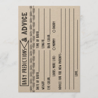 Convite Previsão de Bebês e Jogo de Chá de fraldas de Cons