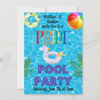 Convite PRIDE Piscina Party