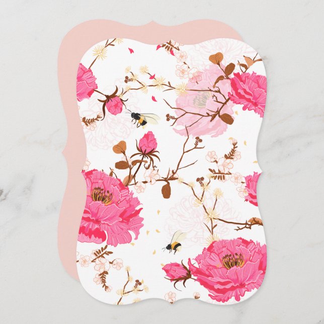 Convite primavera (Frente/Verso)