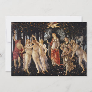 Convite Primavera, Alegoria da Primavera por Sandro Bottic