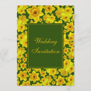 Convite Primavera Amarelo Daffodil - Casamento