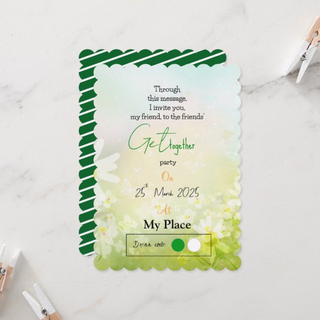 Convite Primavera amigável (Frente/Verso In Situ)