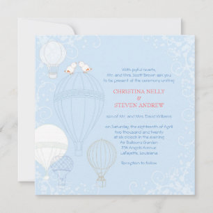 Convite Primavera Baby Blue Weding