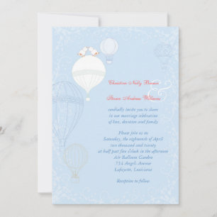 Convite Primavera Baby Blue Weding