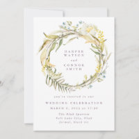 Primavera Boho Micro Wildflower Pampas Wreath Casa