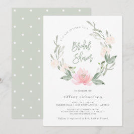 Convite Primavera| Chá de panela Floral de Aquarela