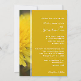 Convite Primavera de flores de dandelion selvagens, verão,