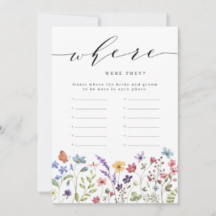 Convite Primavera Floral Onde Estavam Elas Jogo de Noiva