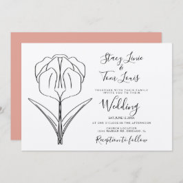 Convite Primavera Floral Paleta Desenhada Convocação Terre