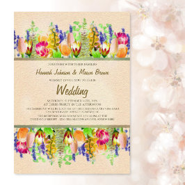 Convite Primavera Floral Wedding