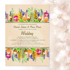 Convite Primavera Floral Wedding
