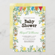 Primavera Garden Greenery Chá de fraldas