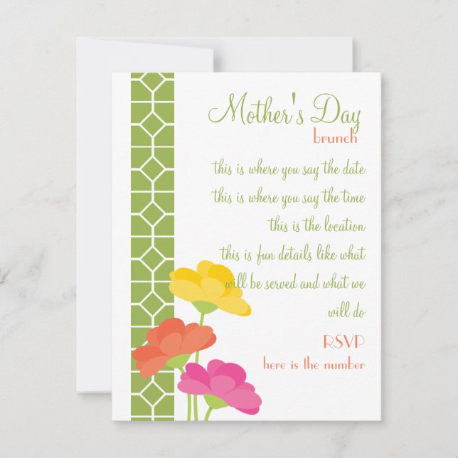 Convite Primavera In Bloom (Frente)