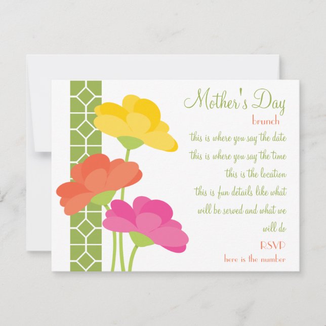 Convite Primavera In Bloom (Frente)