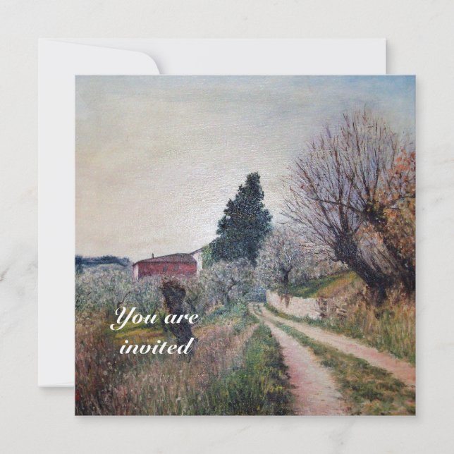 Convite PRIMAVERA MAIS CEDO EM VERNALESE / Paisagem da Tos (Frente)