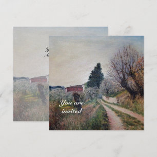 CONVITE PRIMAVERA MAIS CEDO NA PAISAGEM DA TOSCANA