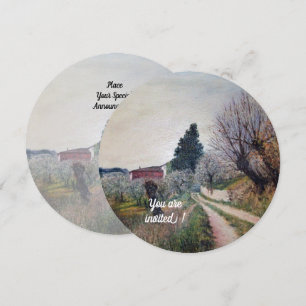 CONVITE PRIMAVERA MAIS CEDO NA PAISAGEM DA TOSCANA