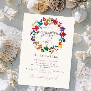 Convite Primavera Mostarda Festa de solteira Roxo