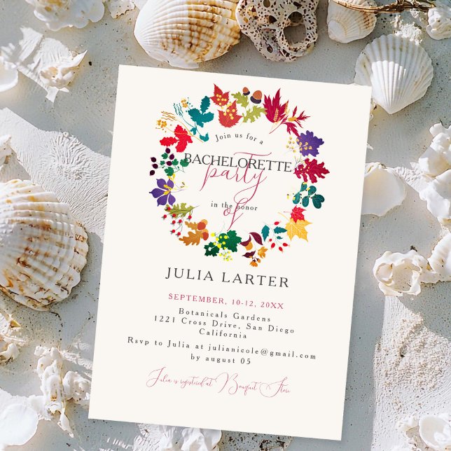 Convite Primavera Mostarda Festa de solteira Roxo (Criador carregado)