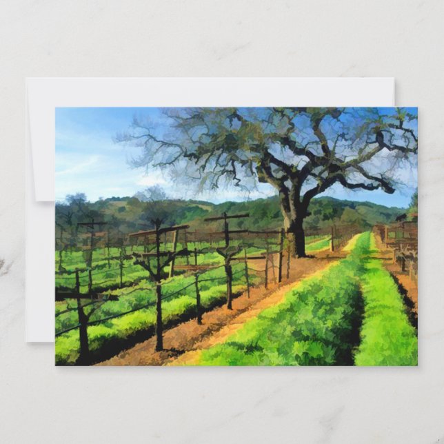 Convite Primavera no Vineyard (Frente)