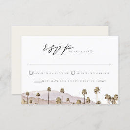 Convite Primavera PALM California Mountain Skyline RSVP Ca