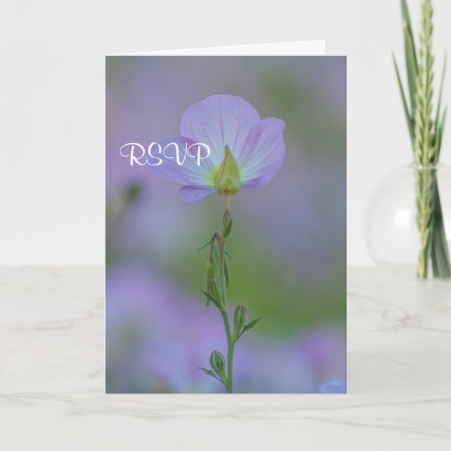 Convite Primavera Roxa RSVP (Frente)