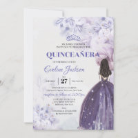 Primavera roxas princesa Dress Quinceanera