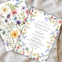Primavera Rustic Elegant Wildflower Wedding