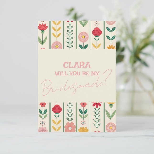 Convite Primavera selvagem de vassoura-de-vassoura-de-vass (Em pé/Frente)