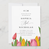 Primavera Tulip Floral Wedding | Código de Foto e 