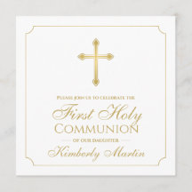Primeira comuna Dourada Cross Girl Christian