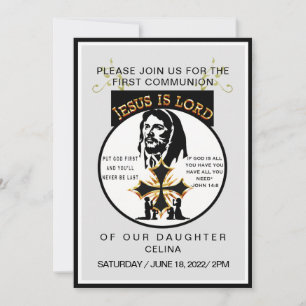 Convite Primeira Comunhão