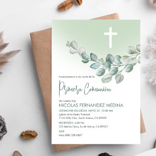 Convite Primeira Comunhão Católica da Espanha