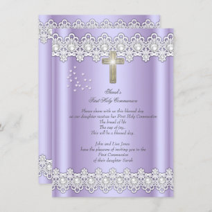 Convite Primeira Comunhão Sagrada 1rua Raparigas Cruzando