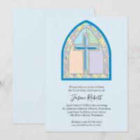 Primeira Comunicação da Janela de Vidro Estampado