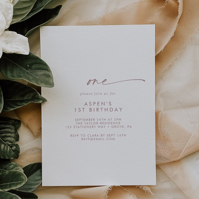 Convite Primeira Festa de aniversário de Script Dourado do (Criador carregado)