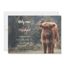 Primeira festa de aniversário de vitelo de vaca