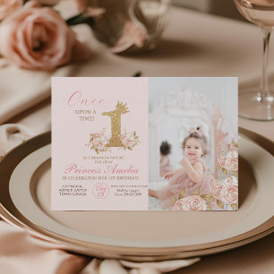 Convite Primeira Festa de primeiro aniversario da Crown Pr