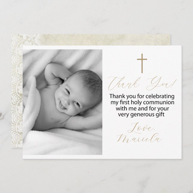 Convite Primeira obrigado de Fotografia da Comunidade Sant (Frente/Verso)