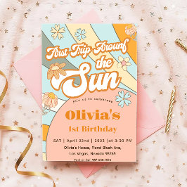Convite Primeira viagem à volta do aniversário do sol
