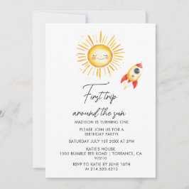 Convite Primeira viagem ao redor do sol